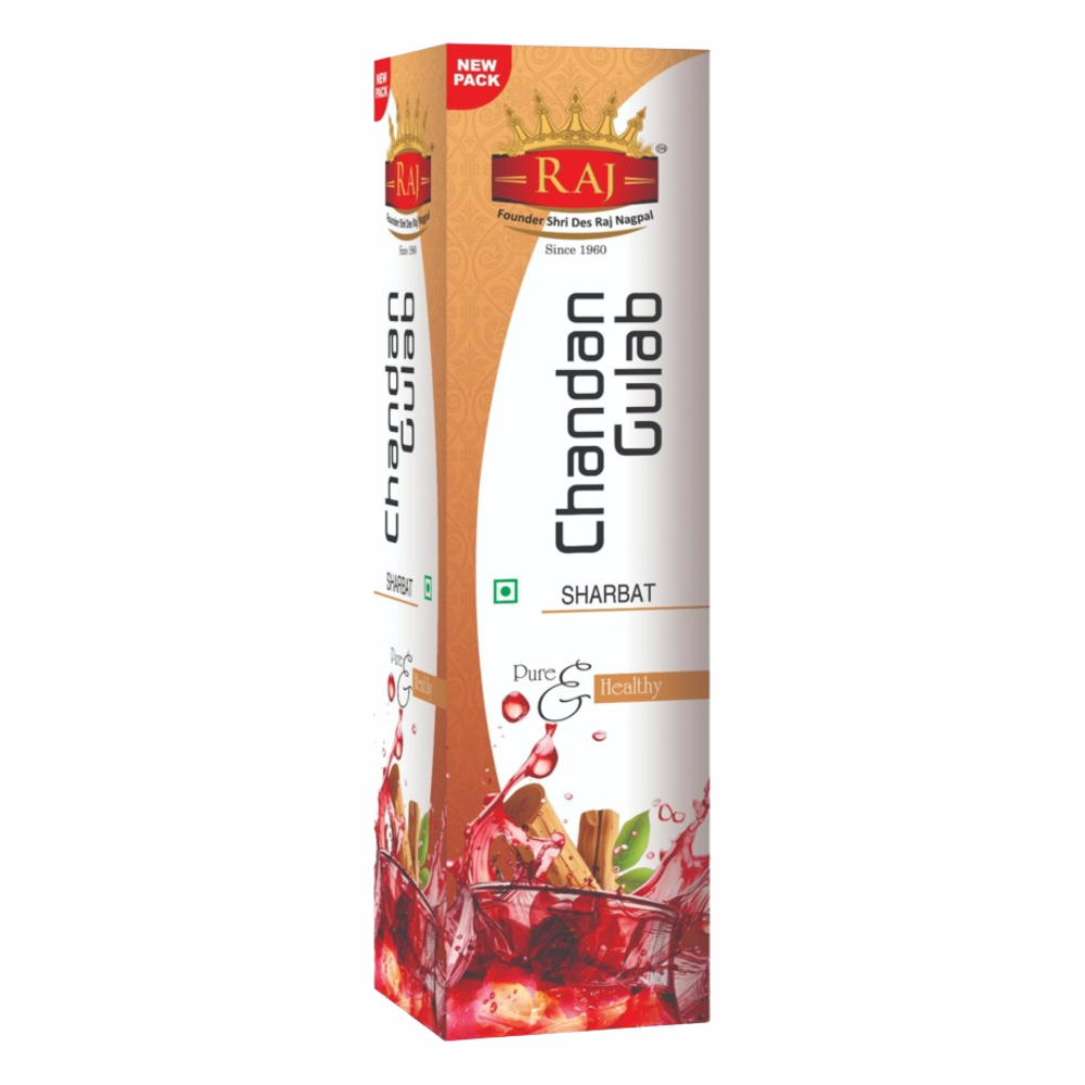 RAJ CHANDAN GULAB SHARBAT 750 ML (PACK OF 1)