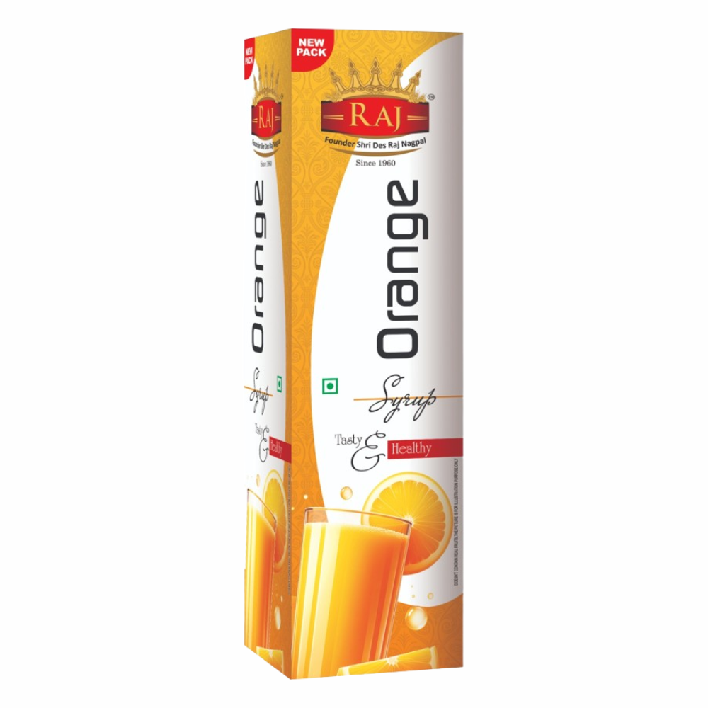 RAJ ORANGE SYRUP 750 ML (PACK OF 1)