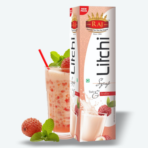 RAJ LITCHI SYRUP 750 ML (PACK OF 1)