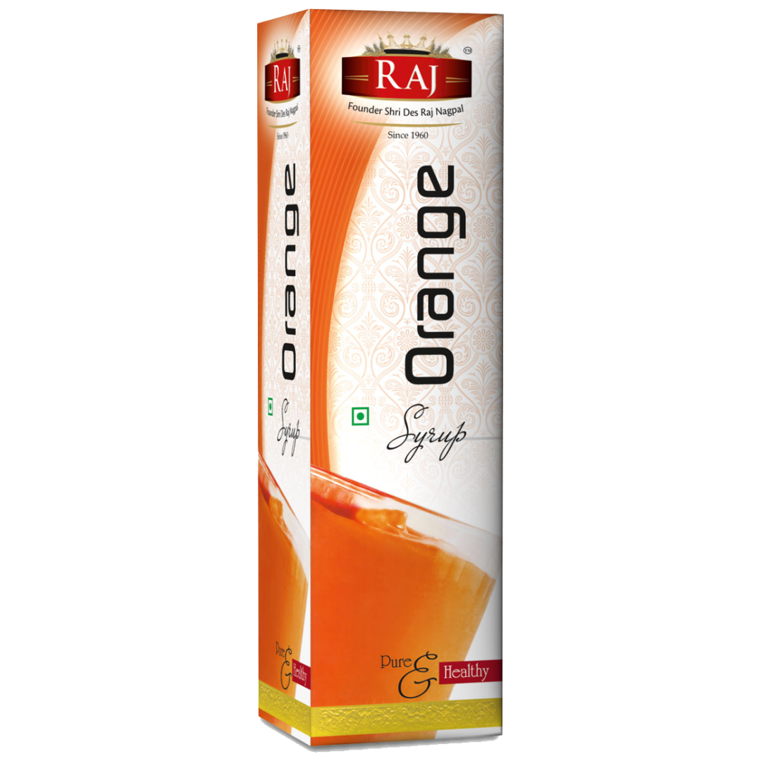 RAJ ORANGE SYRUP 750 ML (PACK OF 1)